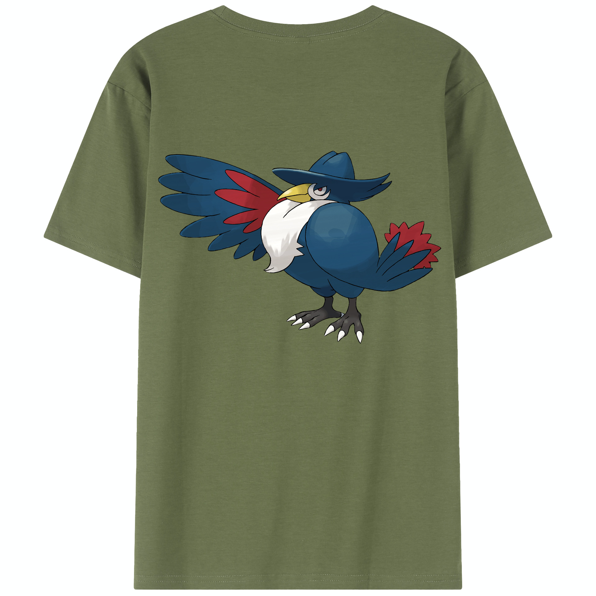 （画像用） ポケットモンスター Pokémon 綿100％半袖Tシャツ（背面プリント）